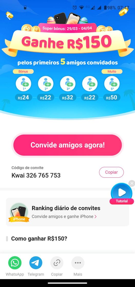 Fashion Ganhe até 150 com esse app!