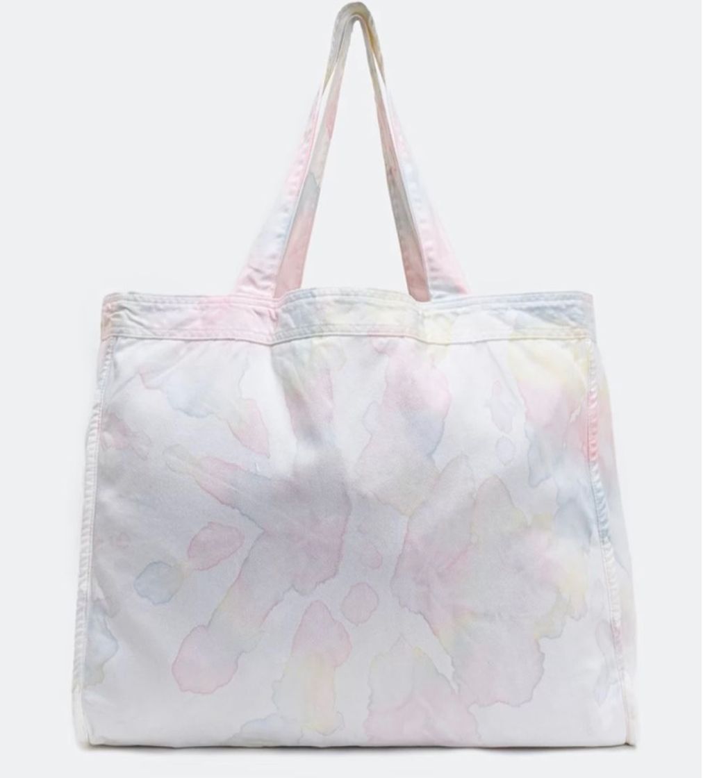 Moda Bolsa Shopper Estampa Tie Dye Satinato Multicores