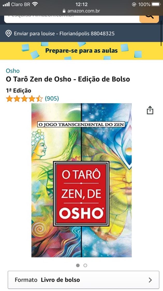 Producto Tarot zen do osho