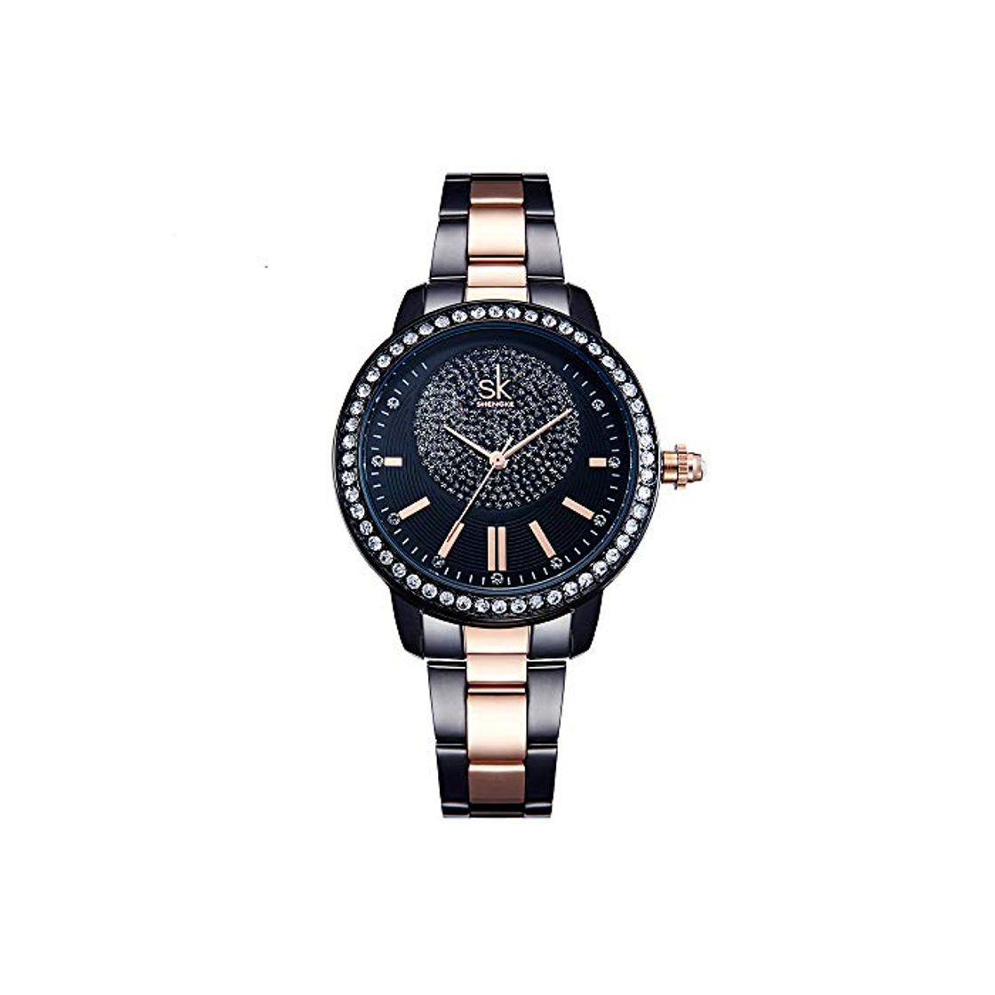 Social SHENGKE Relojes de Mujer Reloj de Pulsera de Cristal para Mujer Reloj de niña Relogio Feminino