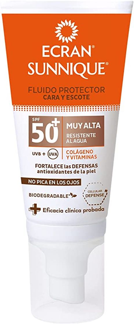 Moda Crema Solar Cara y Escote SPF 50+ Ecran