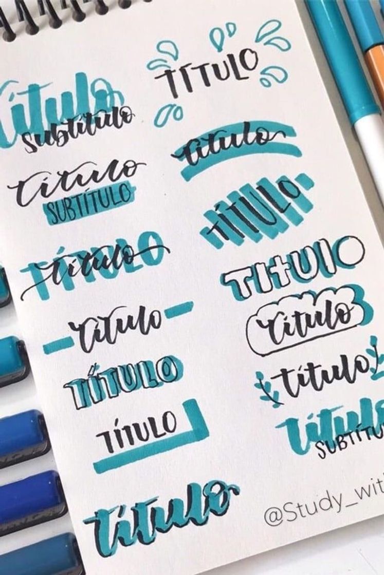 Fashion Lettering títulos 