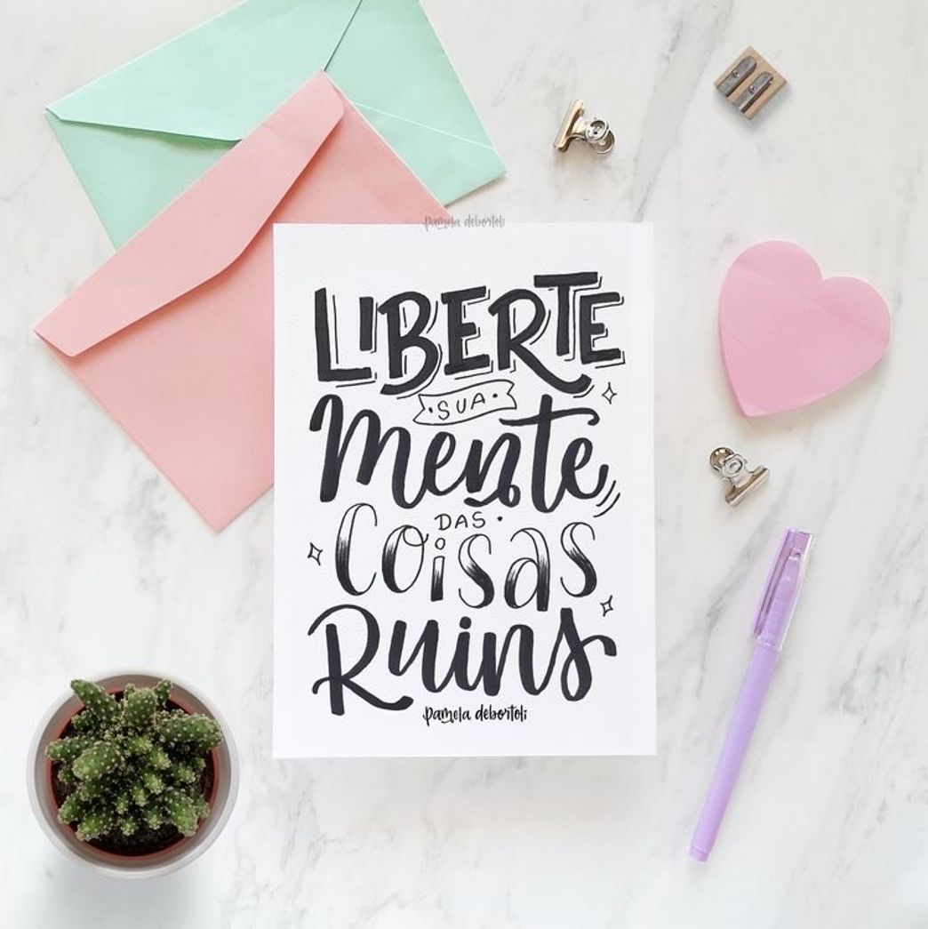 Fashion Lettering frases 