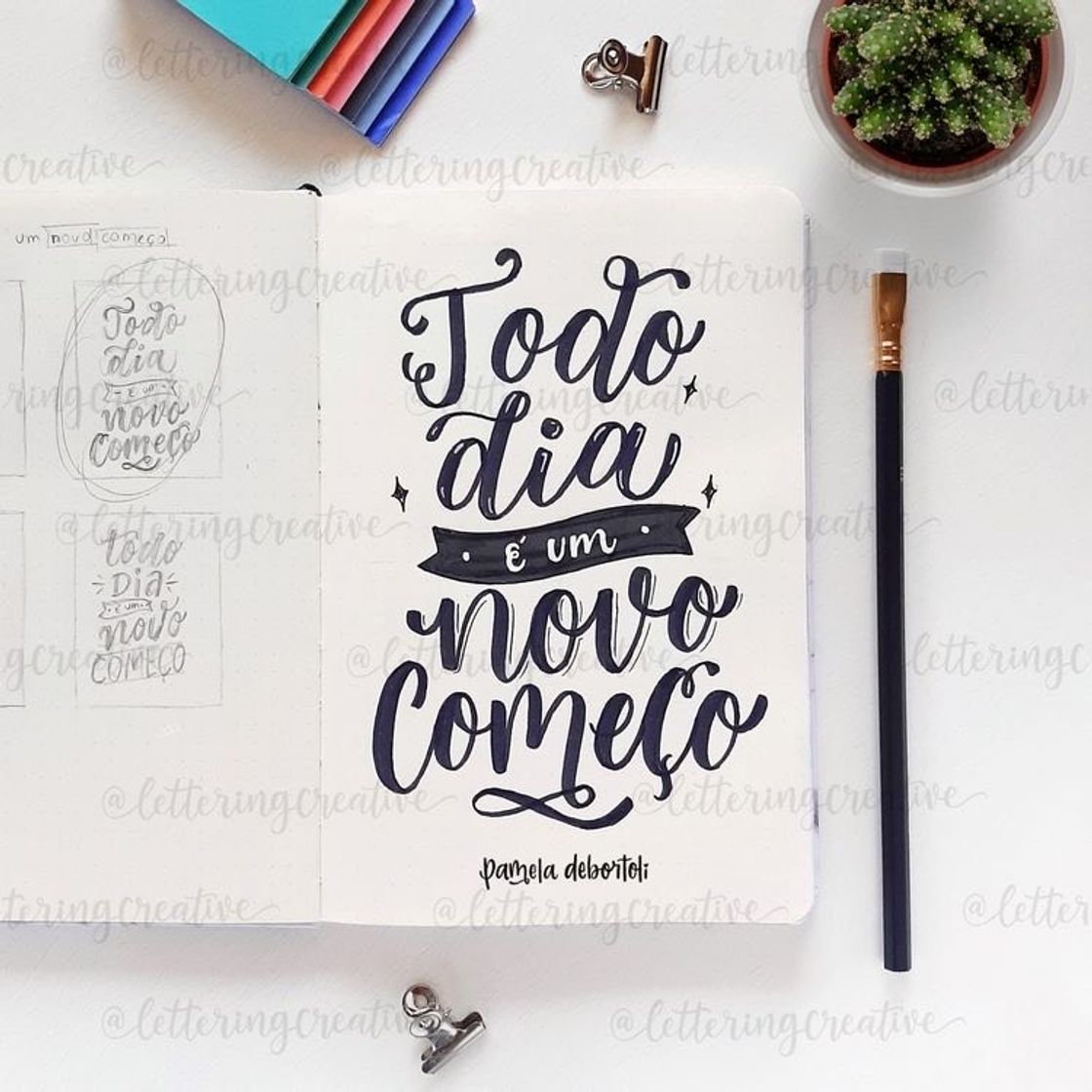 Fashion Lettering frase