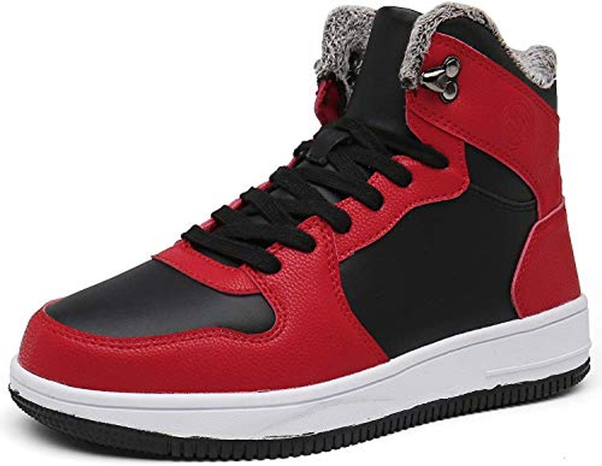 Social Mujer Zapatos Invierno Botas de Nieve Forradas Calientes Hombre Casual Zapatillas Sneaker