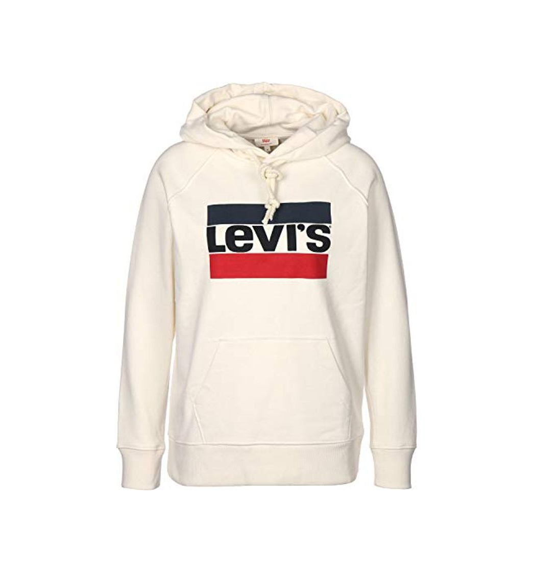 Fashion Levi's Batwing Hoodie, cappuccio Donna, Avorio