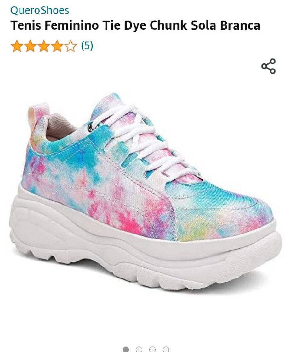 Moda Tênis feminino Tie dye