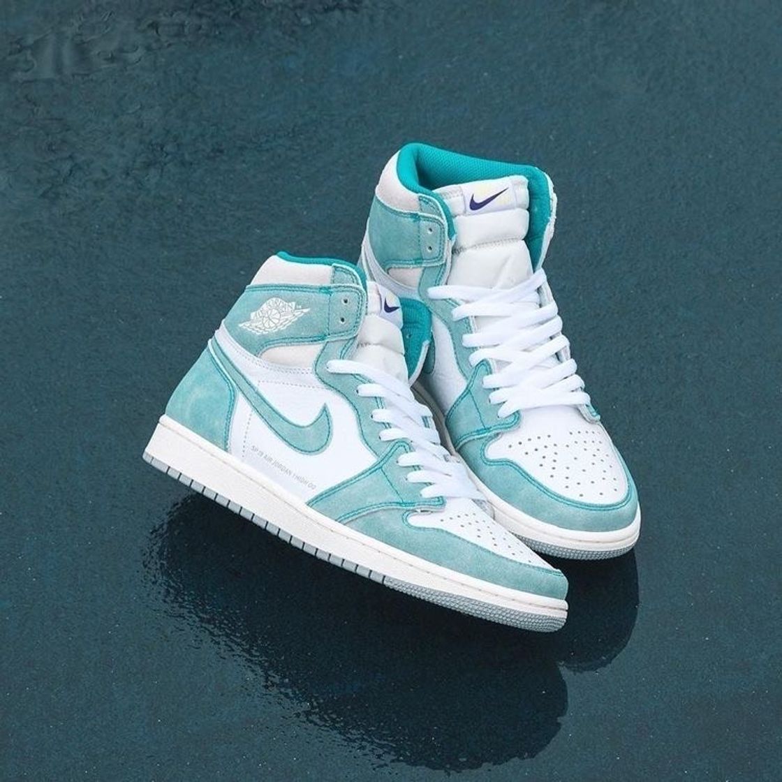 Moda Air Jordan 1 Retro High OG Turbo Green