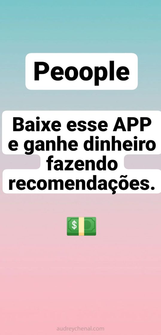 Fashion Ganhe dinheiro fazendo recomendações