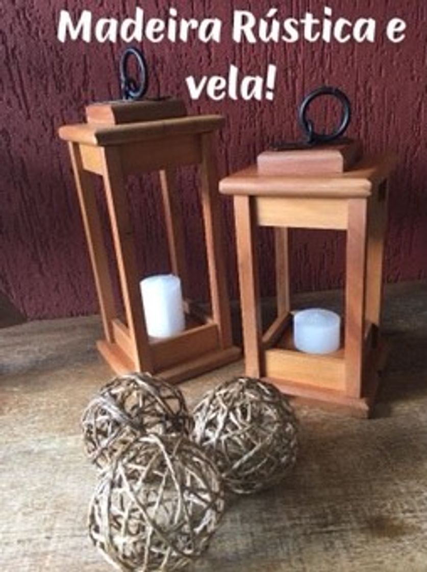 Moda Lanternas rústicas e velas 