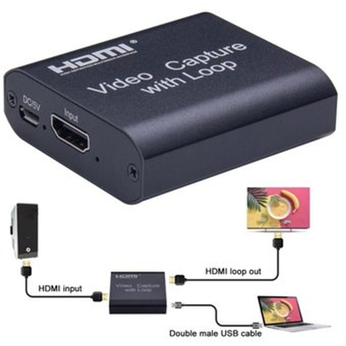Social Tarjeta de Captura de Vídeo HDMI con Loop Out