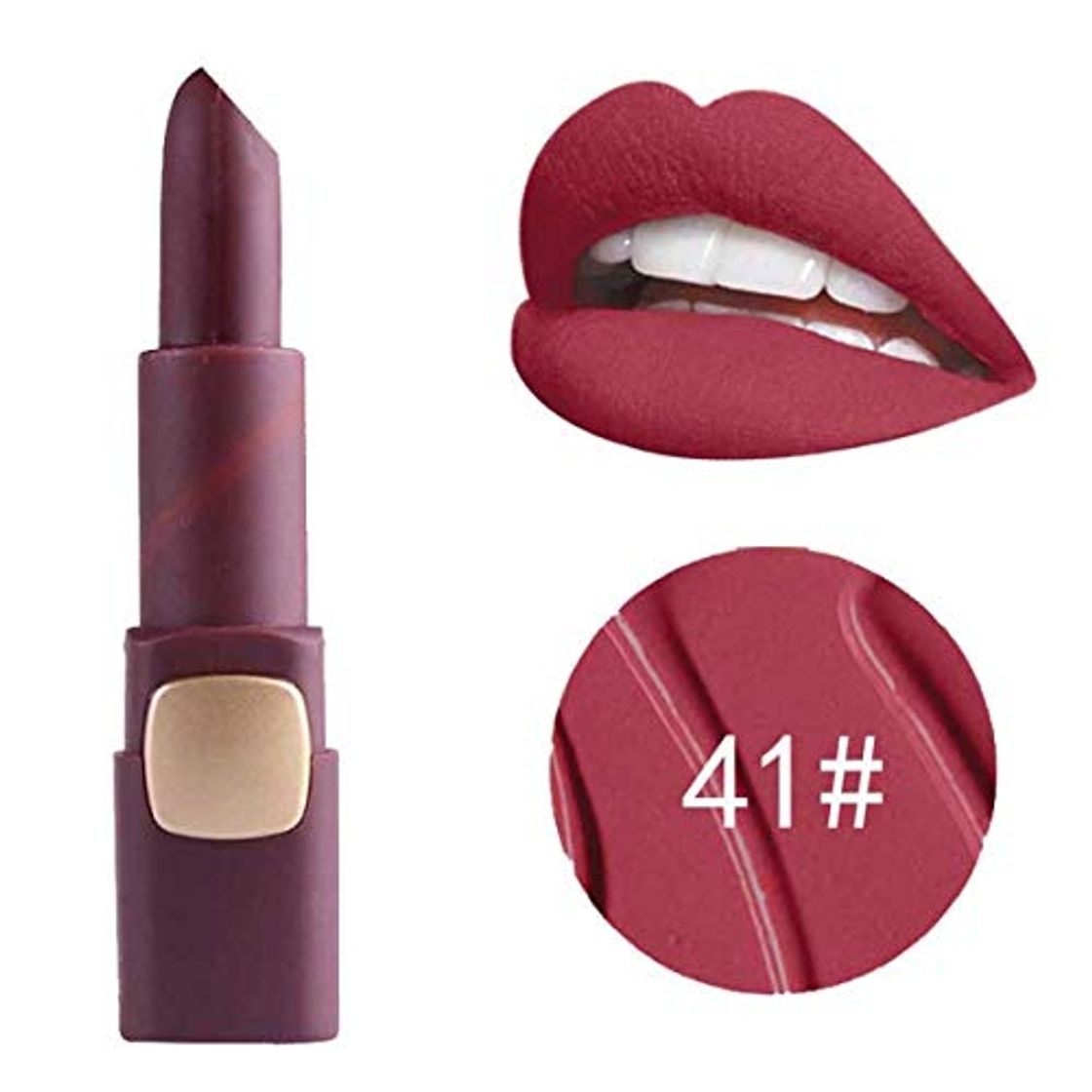 Social HaiQianXin Mate Lápices Labiales Maquillaje Pigmentos Cosméticos de Color Desnudo Hidratante Sexy