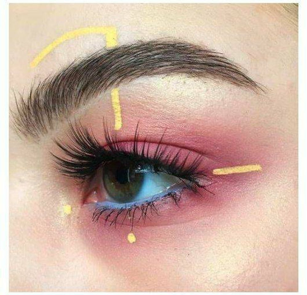 Fashion abstract make up eye