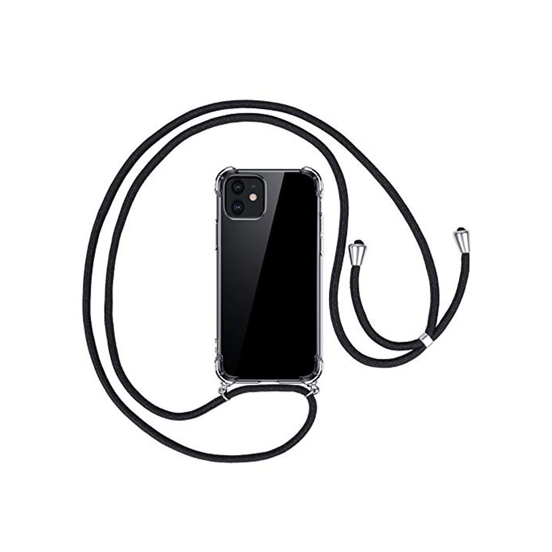 Social opamoo Funda con Cuerda para iPhone 12 Mini [5