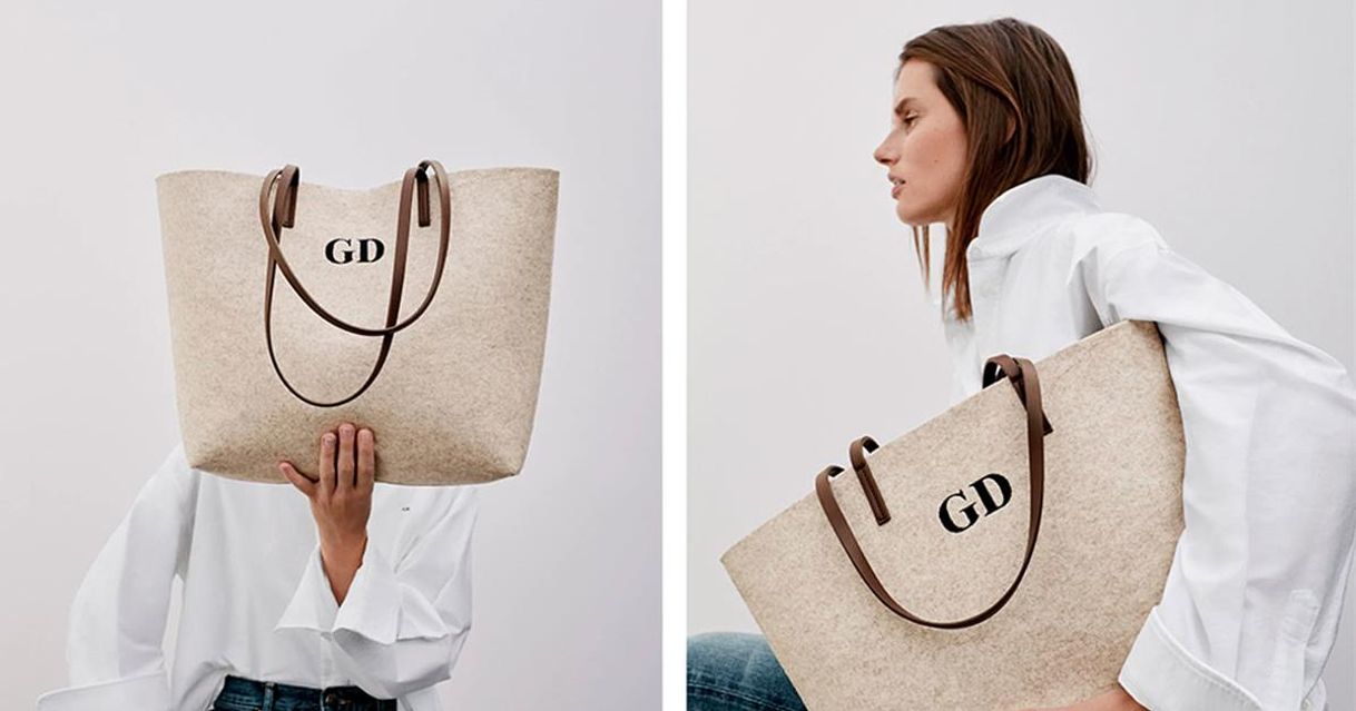 Social BOLSO SHOPPER FIELTRO PERSONALIZABLE | ZARA España