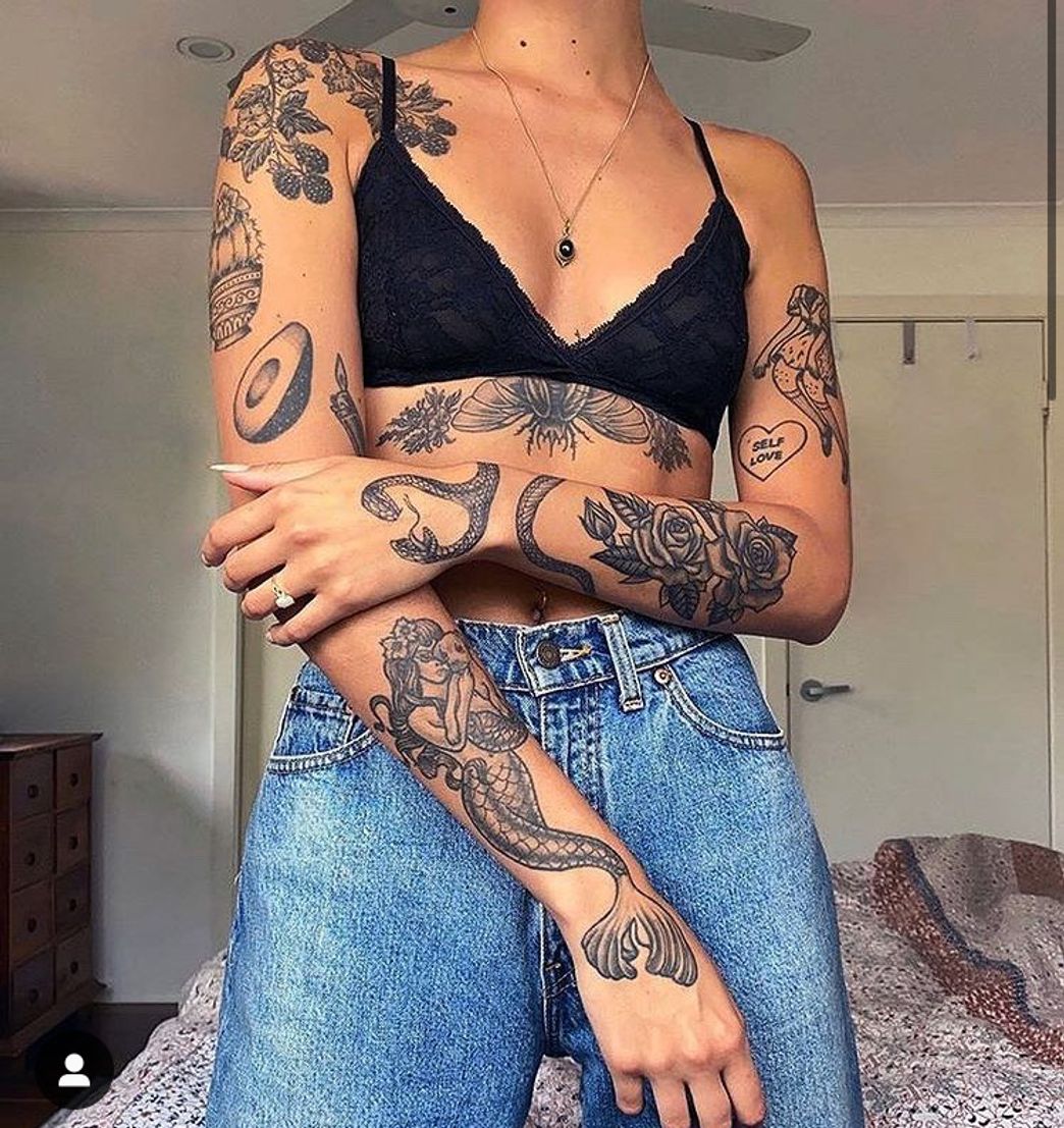 Fashion inspirações de tatuagens 