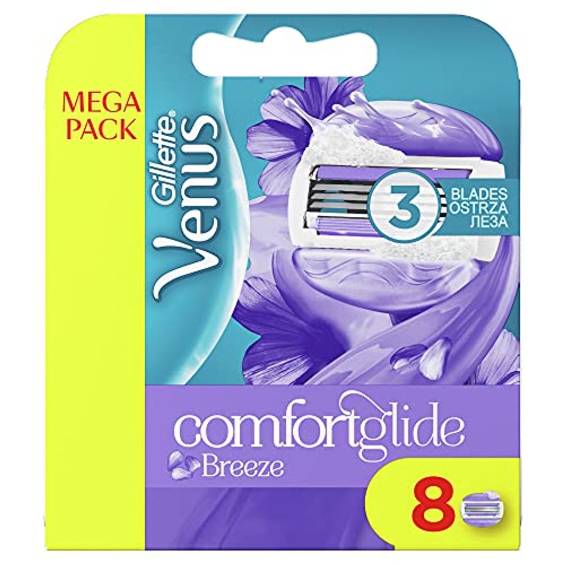 Places Gillette venus breeze - Cuchillas de recambio para maquinilla de afeitar