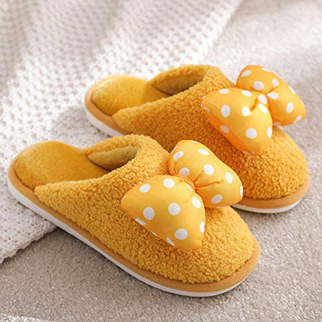 Fashion Zapatillas De Casa De Peluche Cálida para Niños Zapatillas De Algodón para Niños Zapatos De Invierno para Padres E Hijos para Niñas Hogar Interior para Bebés Lindo Y Cálido Una Familia De Tres Pantu