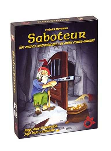 Amigo Saboteur, juego base con expansión, juego de mesa en español -portugués