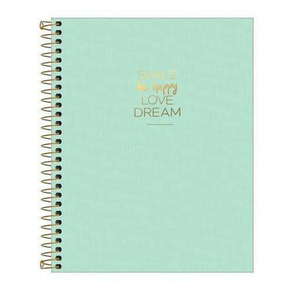 Moda Caderno Colegial 01mat Tilibra Smile Be Happy Love Dream 