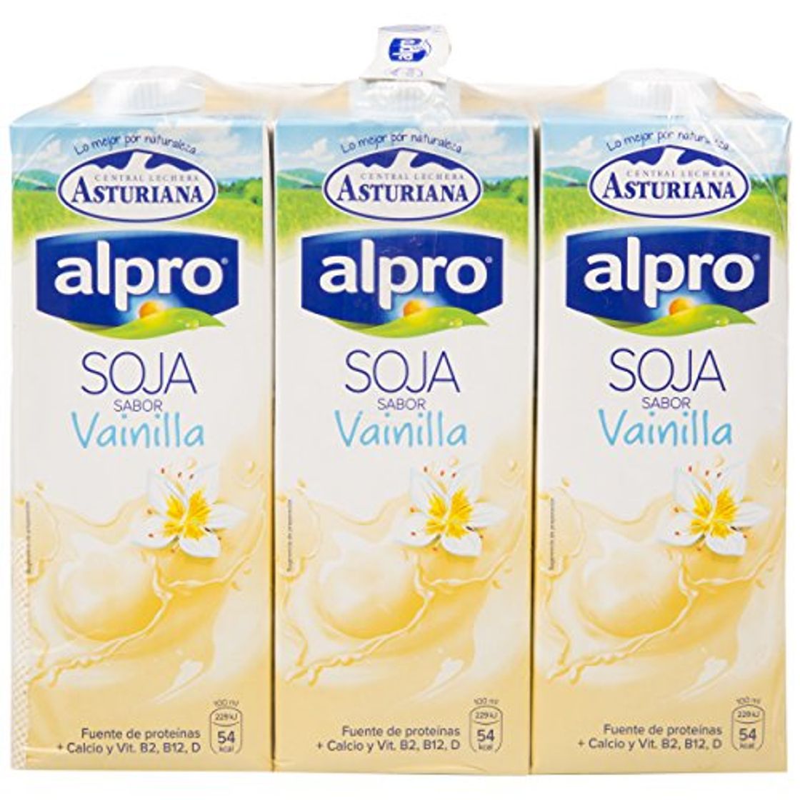 Product Alpro Central Lechera Asturiana Bebida de Soja Sabor Vainilla - Paquete de