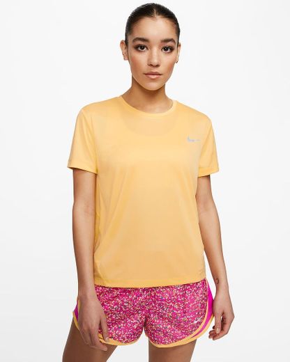Nike Miler Camiseta de running de manga corta - Mujer