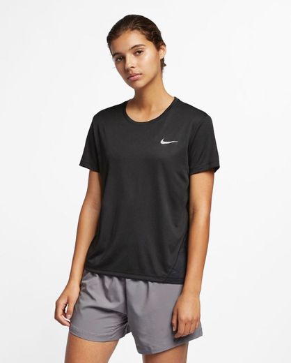 Nike Miler Camiseta de running de manga corta - Mujer