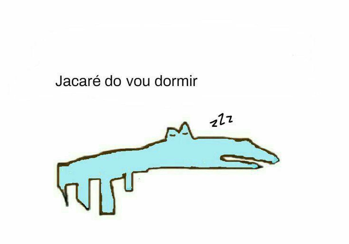 Moda Jacaré do vou dormir