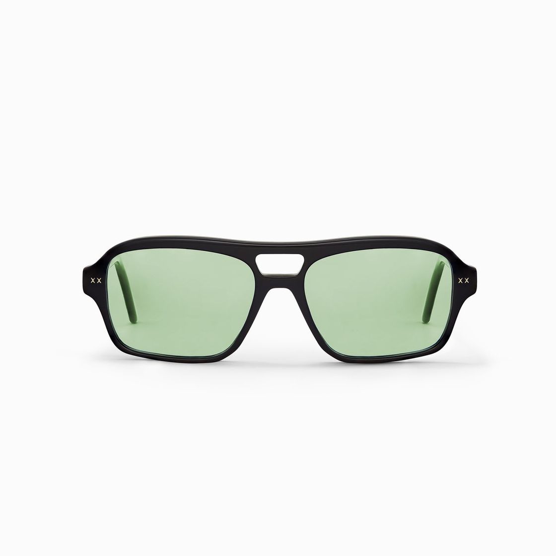 Moda Damien / Black / Green sunglasses