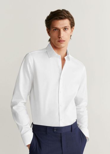 Camisa tailored super slim fit algodón stretch - Hombre