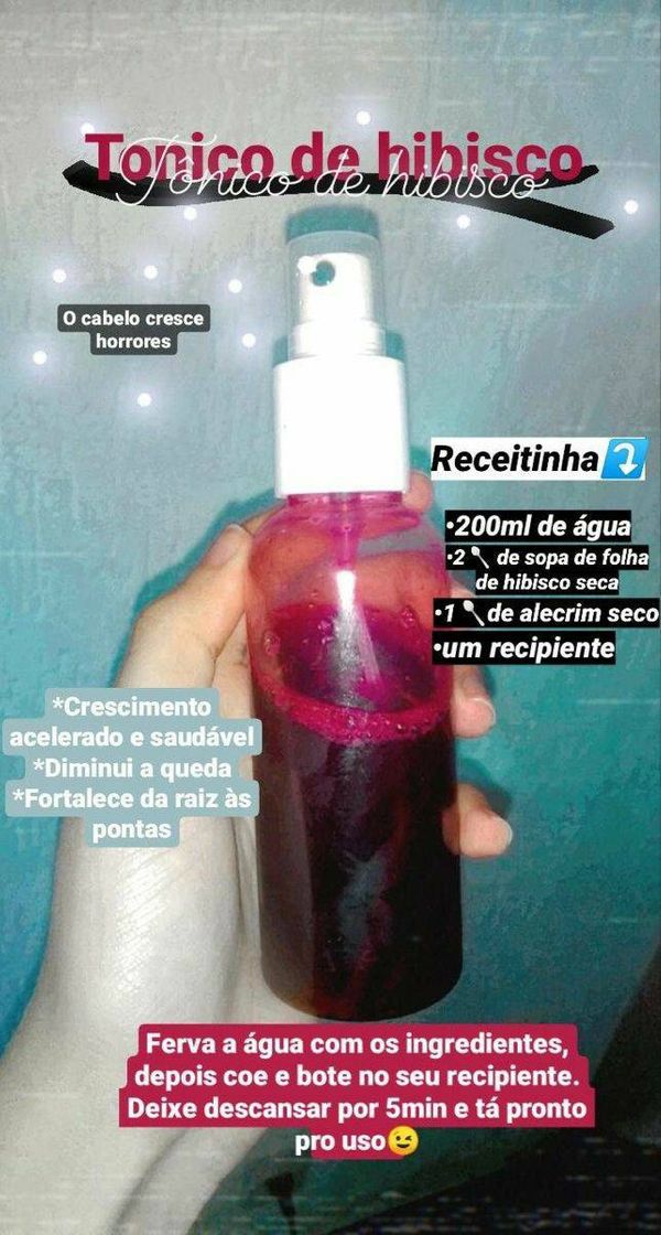 Producto Tônico de hibisco