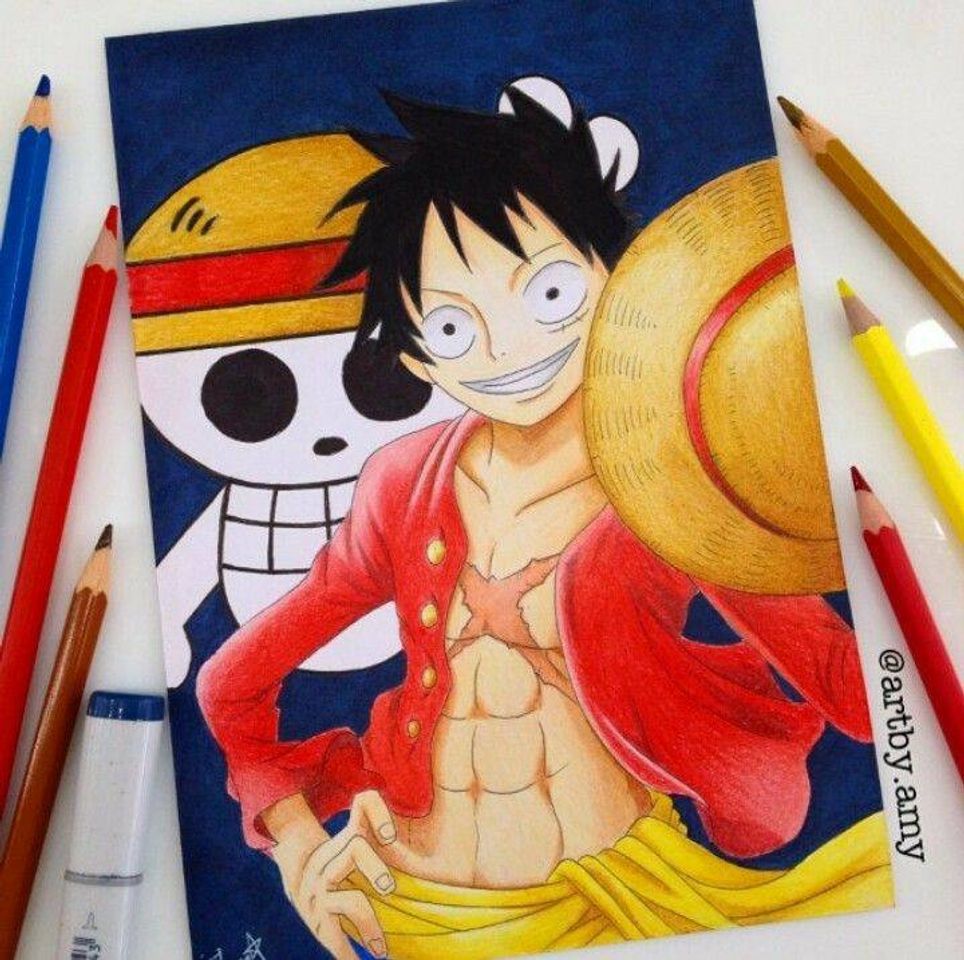 Moda Desenho do luffy