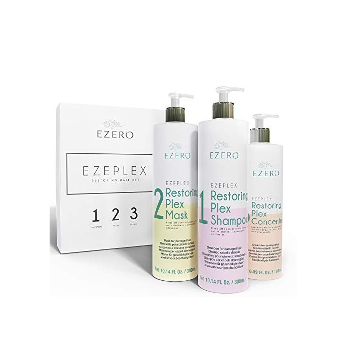 Belleza EZERO Tratamiento Plex con Champu