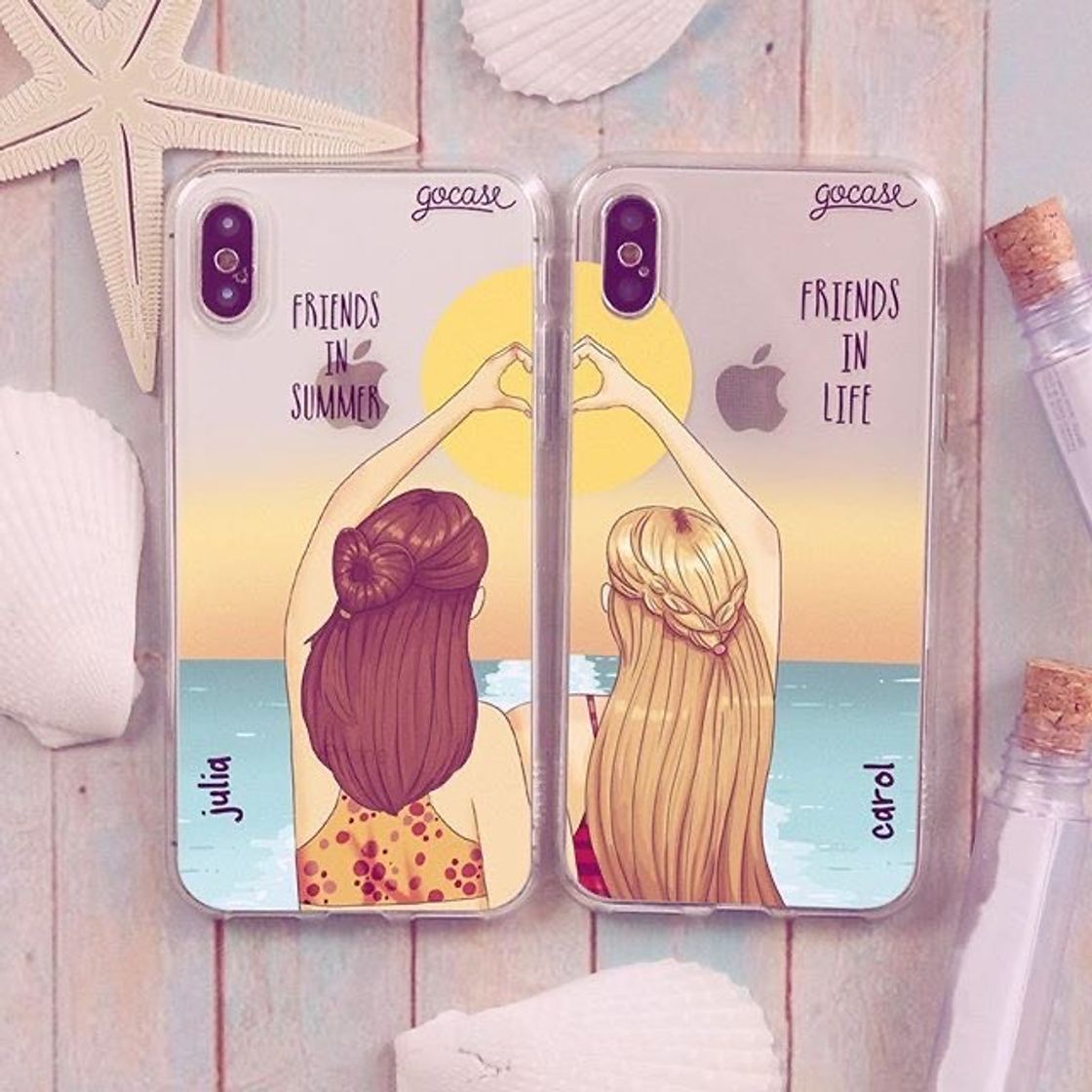 Fashion Summer Friends Left Phone Case - Soft Flexible (Classic) - Gocase