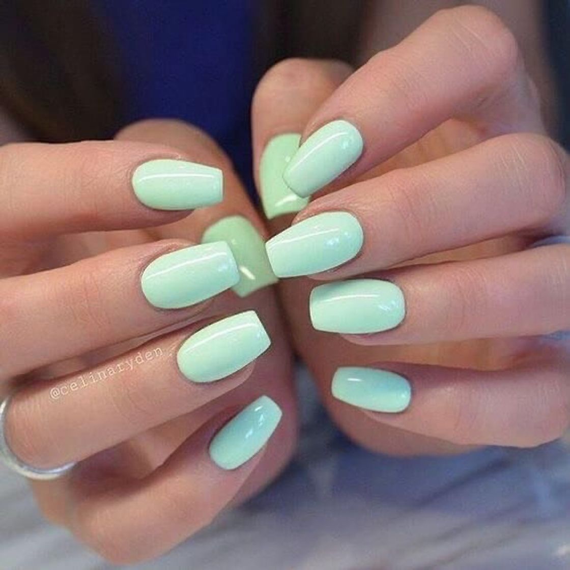 Nail green water