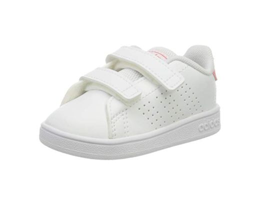 adidas Advantage I, Sneaker Unisex niños, Footwear White
