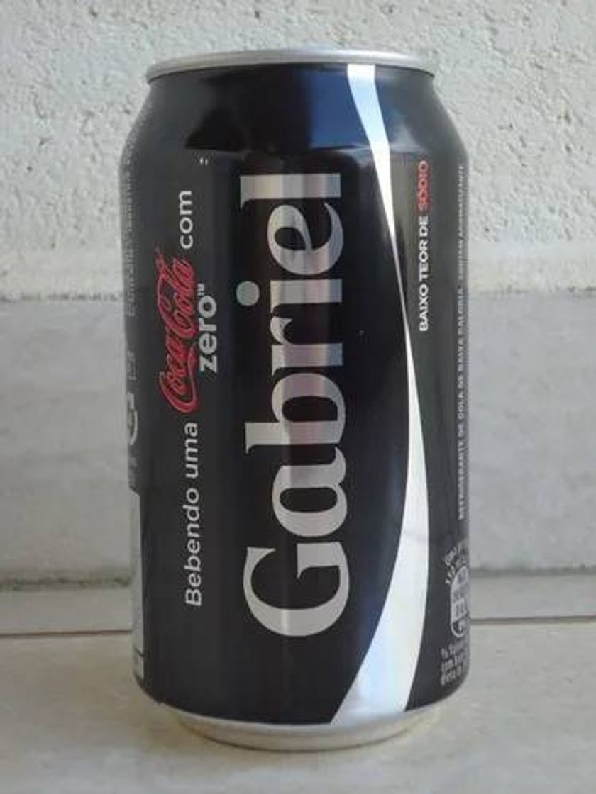 Moda Lata Coca Cola Zero Com Nome - Gabriel