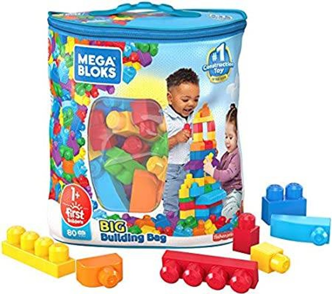 Fashion Mattel DCH63, Mega Bloks Sacola de 80 Blocos

