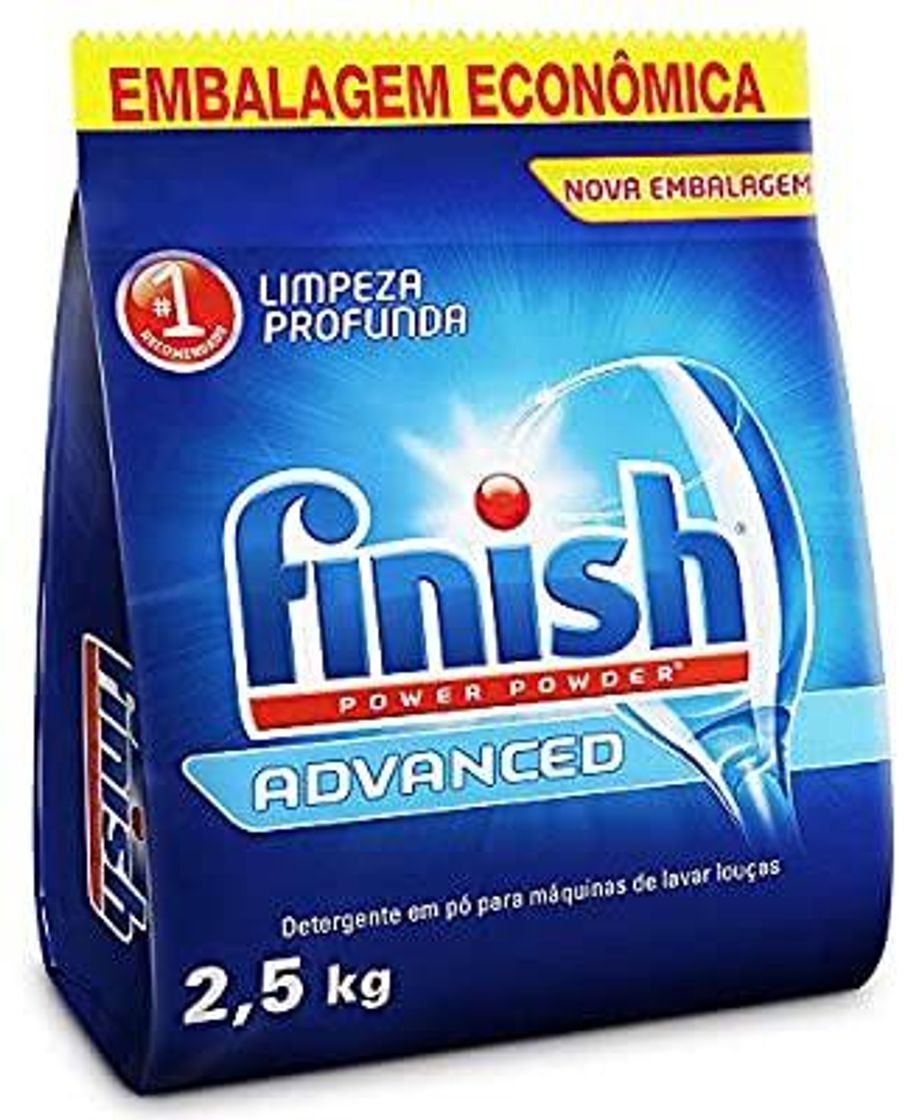 Moda Detergente em Pó Para Lava Louças Finish Advanced, 2,5kg

