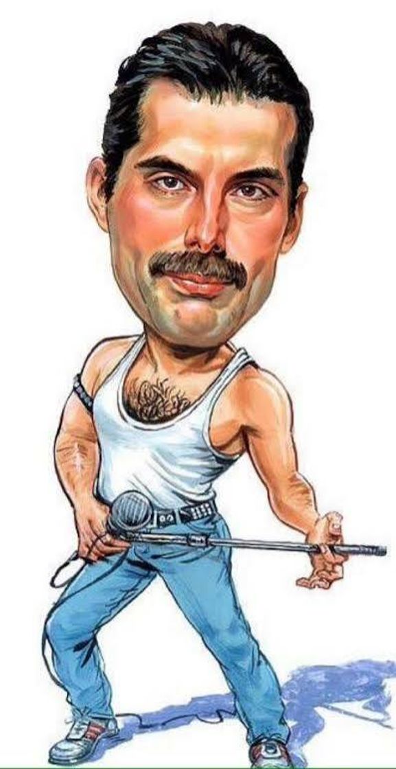 Moda Caricatura do eterno Fredy Mercury