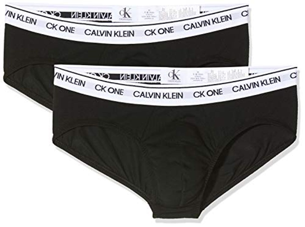 Fashion Calvin Klein Hip Brief 2pk Boxer, Negro