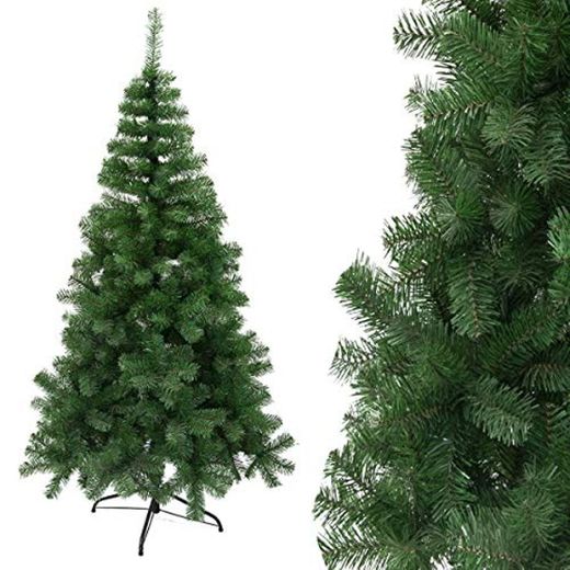 Arcoiris Árbol de Navidad Artificial Extra Relleno Abeto Artificial Soporte Metálico 90-240cm