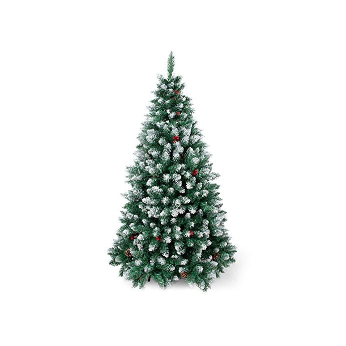 Products SunJas Árbol de Navidad Artificial Pino, Material PVC, Soporte Metal, 120