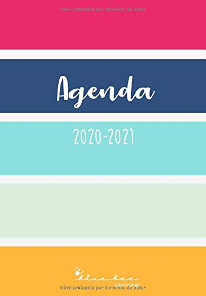 Products Agenda escolar para estudiantes - Color palette: Septiembre 2020 a Agosto 2021