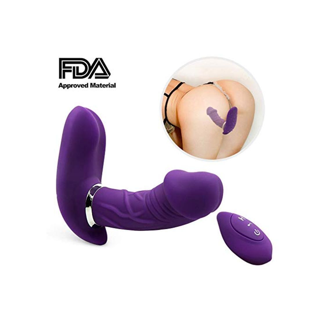 Social Dispositivo portátil Sex TouchFree para pantalones invisibles con forma remota de mariposa