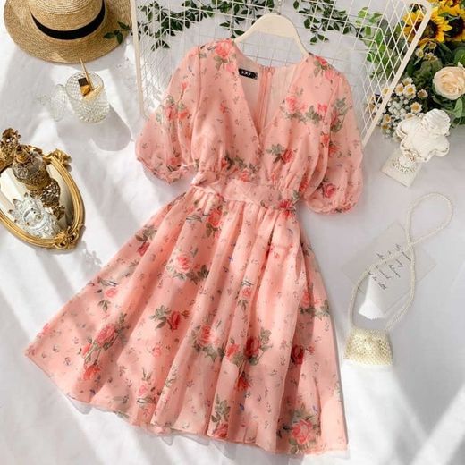 Vestido chiffon feminino moderno verão 2019, temperamento co