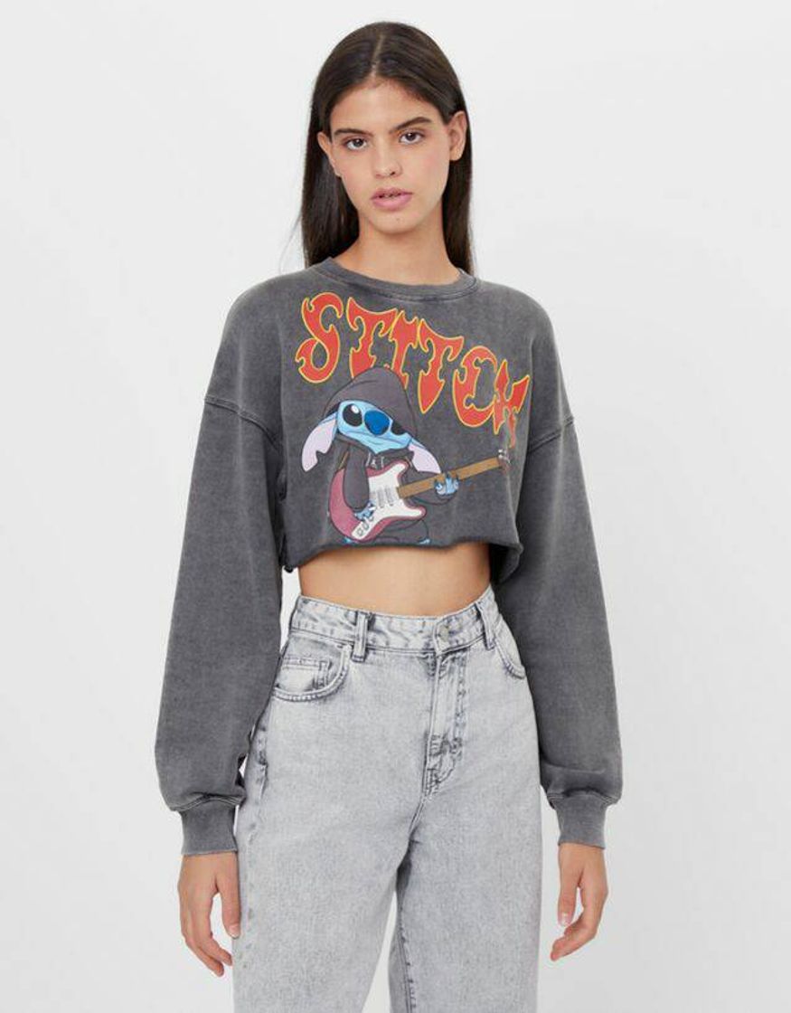 Fashion Sudadera Stitch Bershka