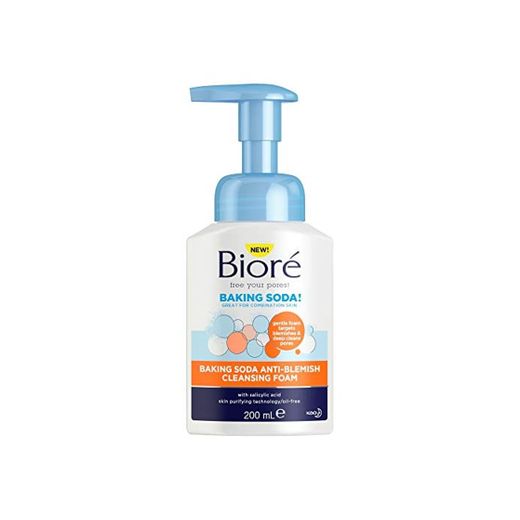 bioré bicarbonato anti mancha limpieza espuma