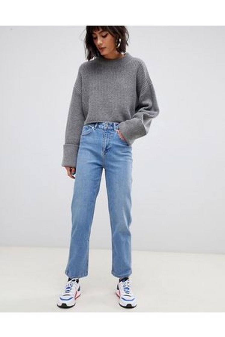 Moda Vaqueros para Mujer Jeans Mujer Cintura Alta Mom Jeans Pantalones Blancos Negros Boyfriend Jeans Pantalones Harem Dames Kleding Calcas De Ganga M Grey