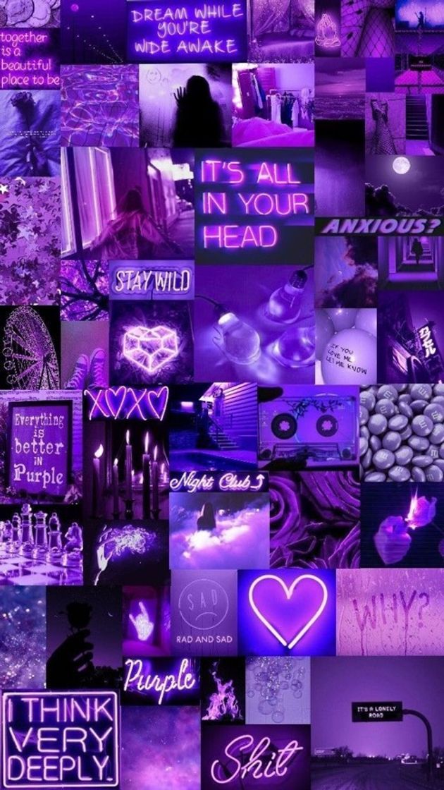 Moda wallpaper roxo neon aesthetic 